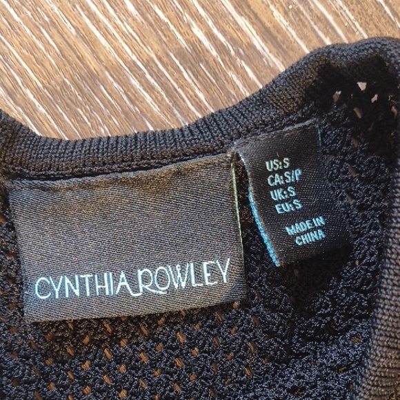 Cynthia Rowley Black Mini Sleeveless Dress - Picture 2 of 5